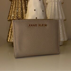 Anne Klein Beige Bi-fold Wallet